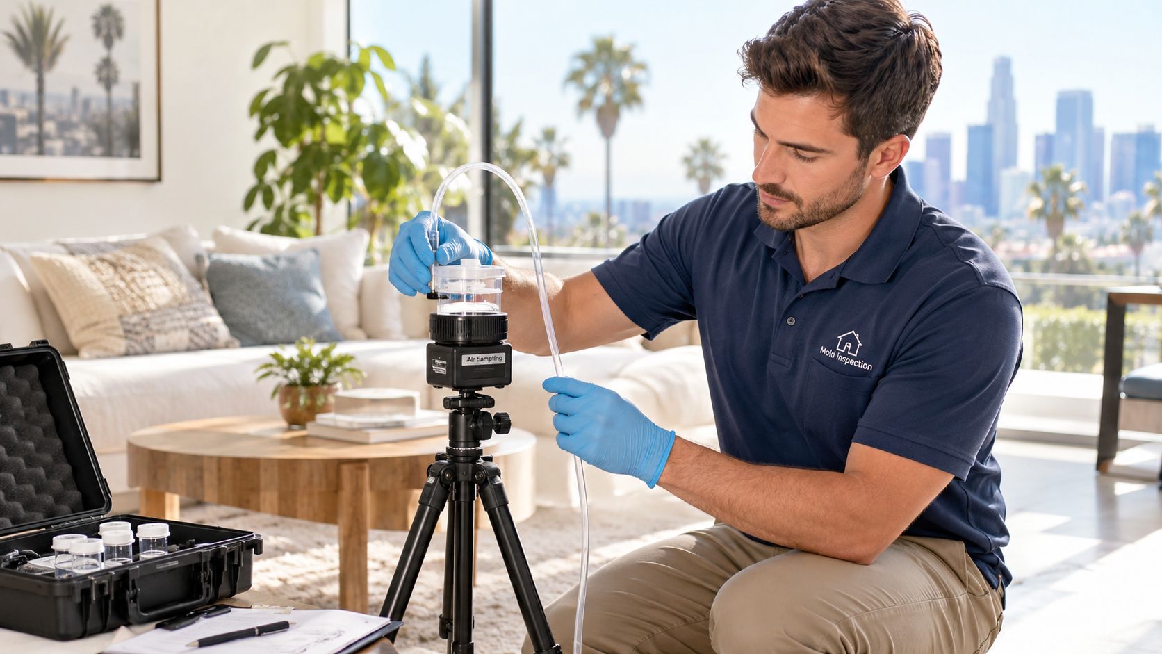 You are currently viewing Air Sampling for Mold Explained for Los Angeles Homes