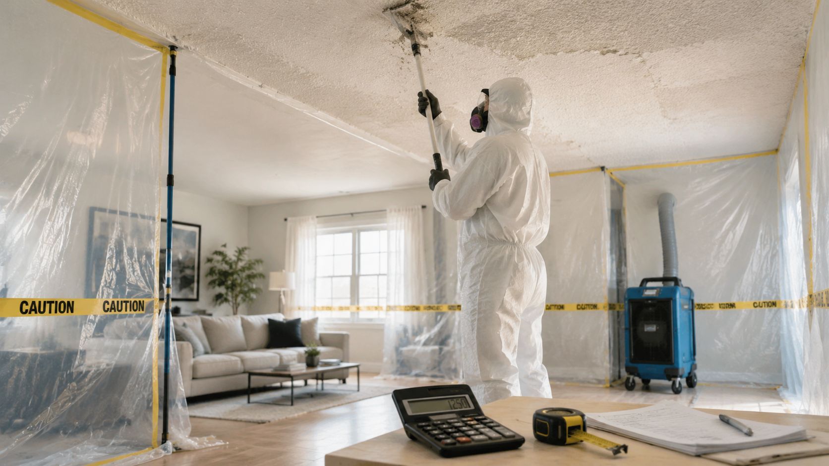 You are currently viewing How Much to Remove Popcorn Ceiling with Asbestos in 2026