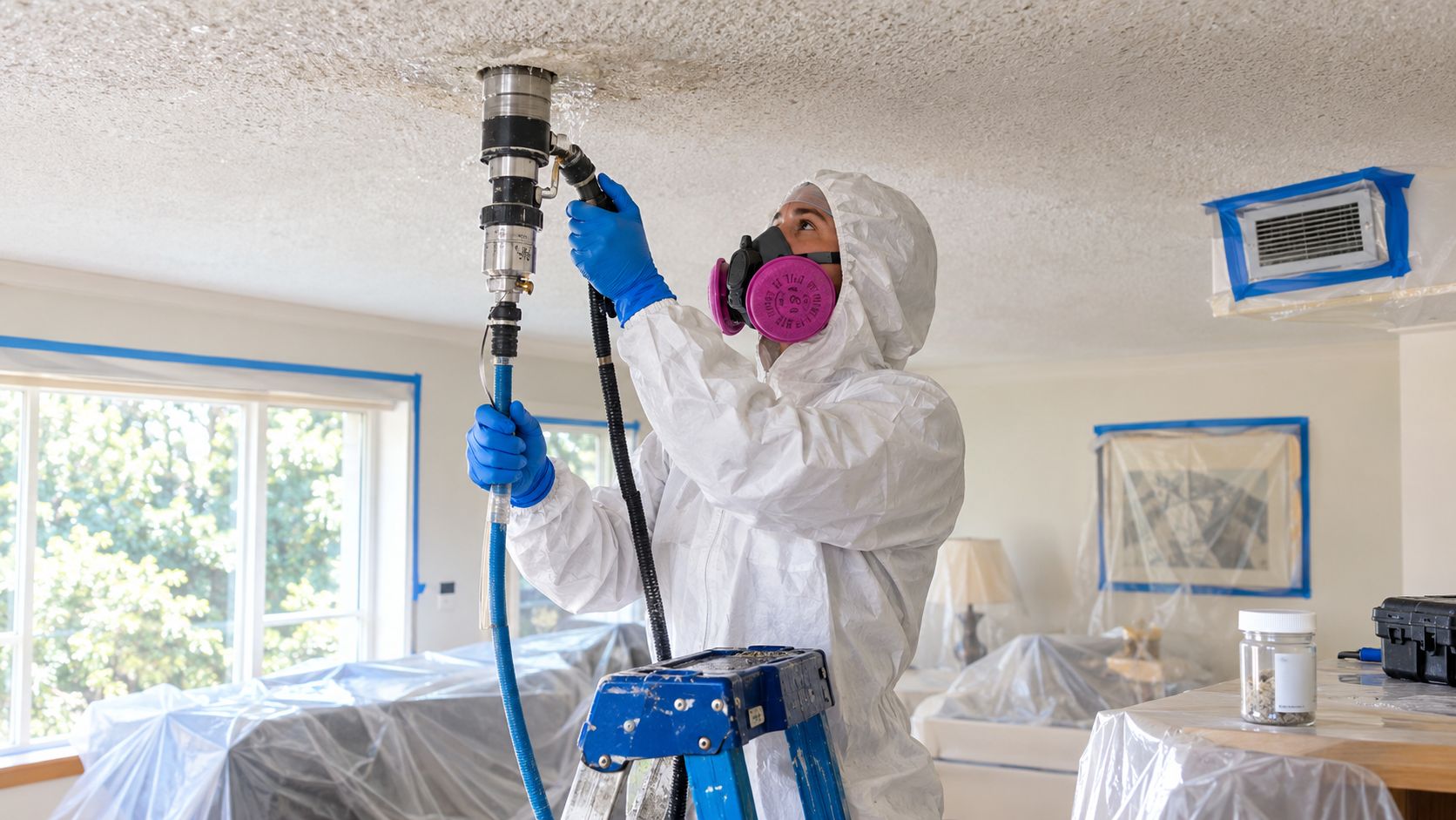You are currently viewing How to Test for Asbestos in Ceiling Materials Safely
