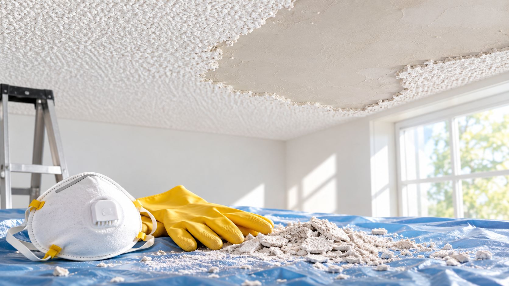 You are currently viewing When Was Asbestos Popcorn Ceilings Banned? the Facts